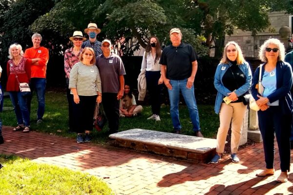 group of people on tour